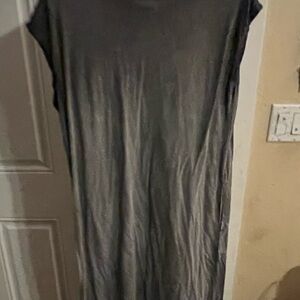 Gray Sleeveless Ombré Dress